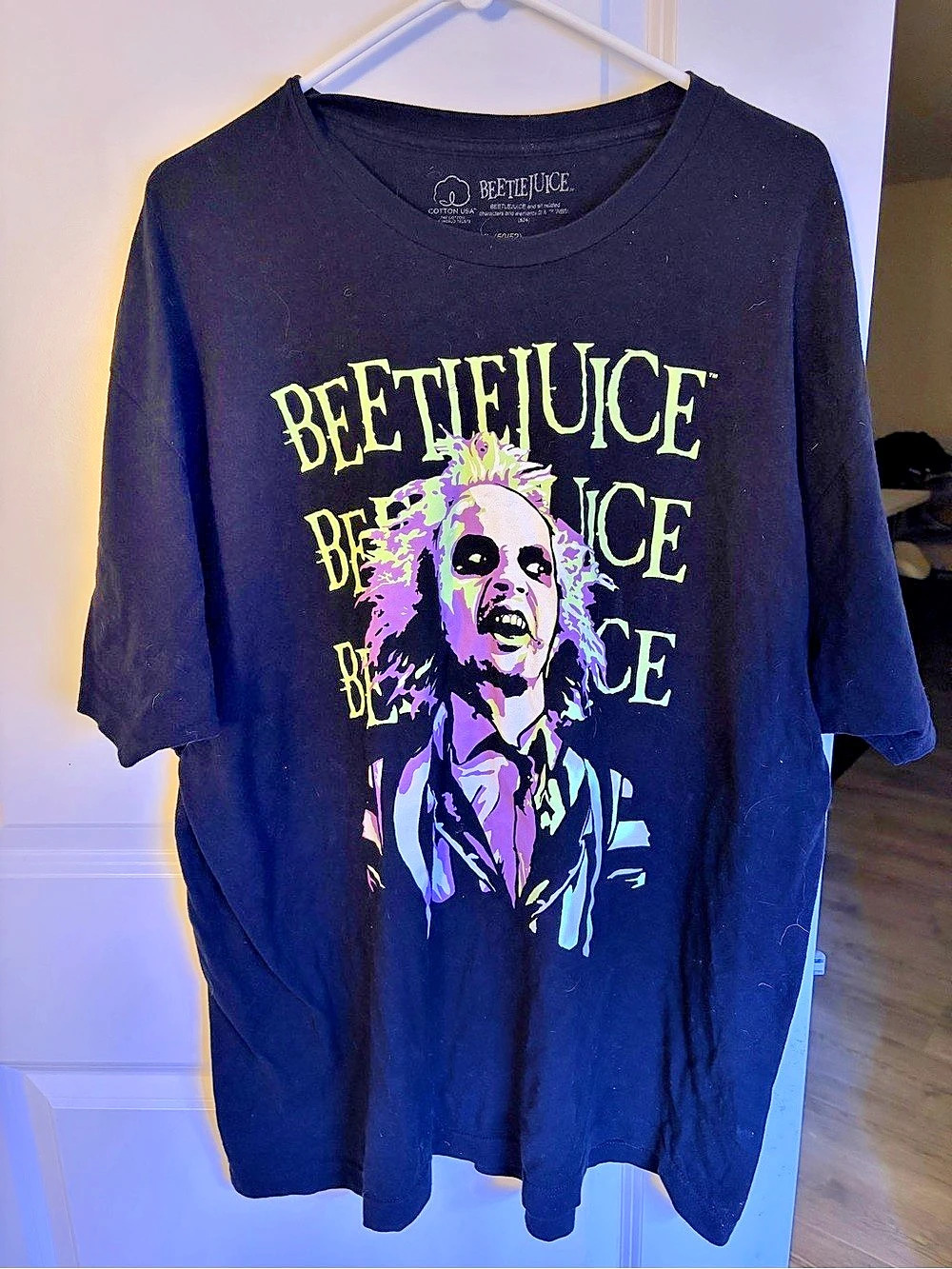Beteljuice graphic tee Graphic Short Sleeve Tee Black 2XL
